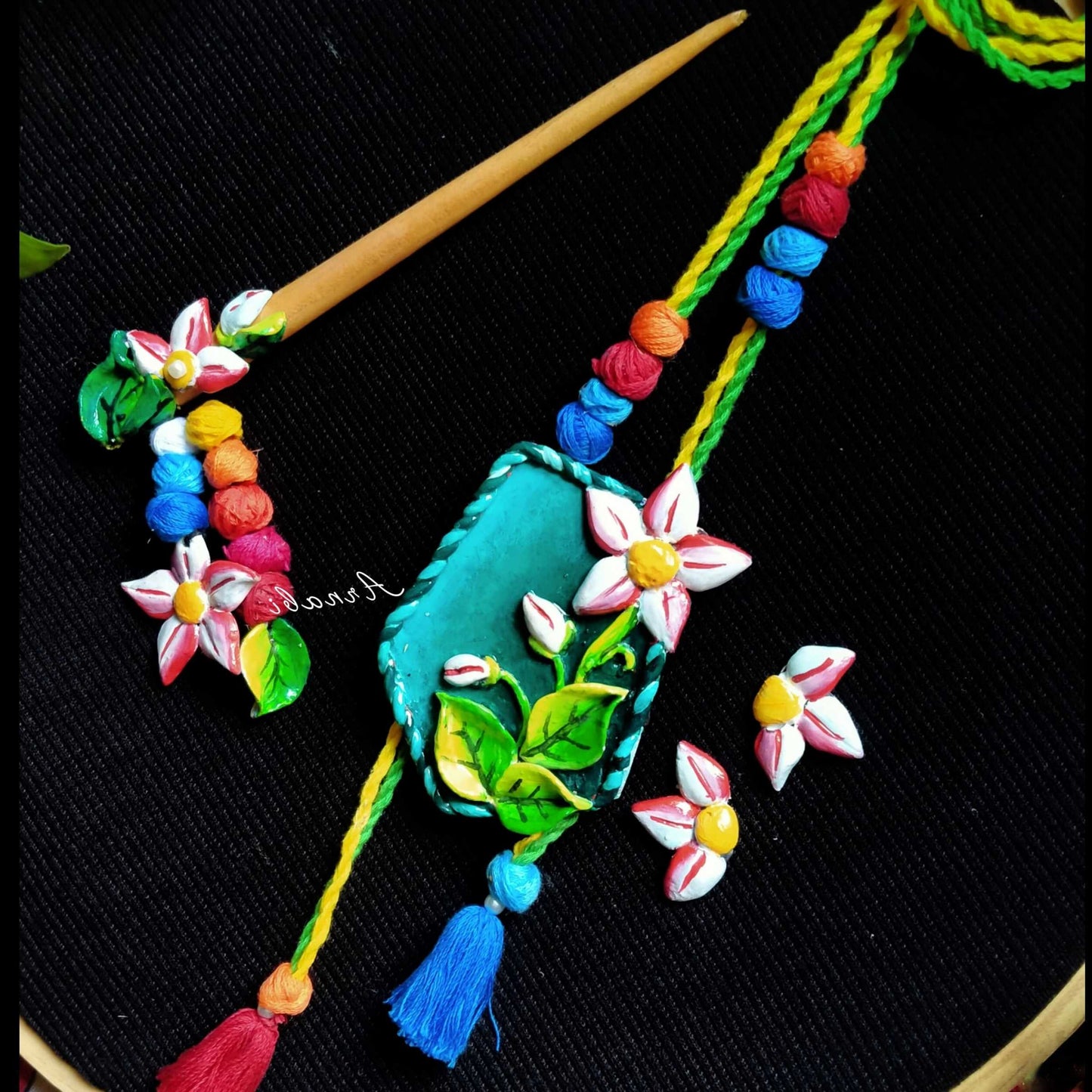 Phoolon Ki Baat – Floral Clay Jewelry Set