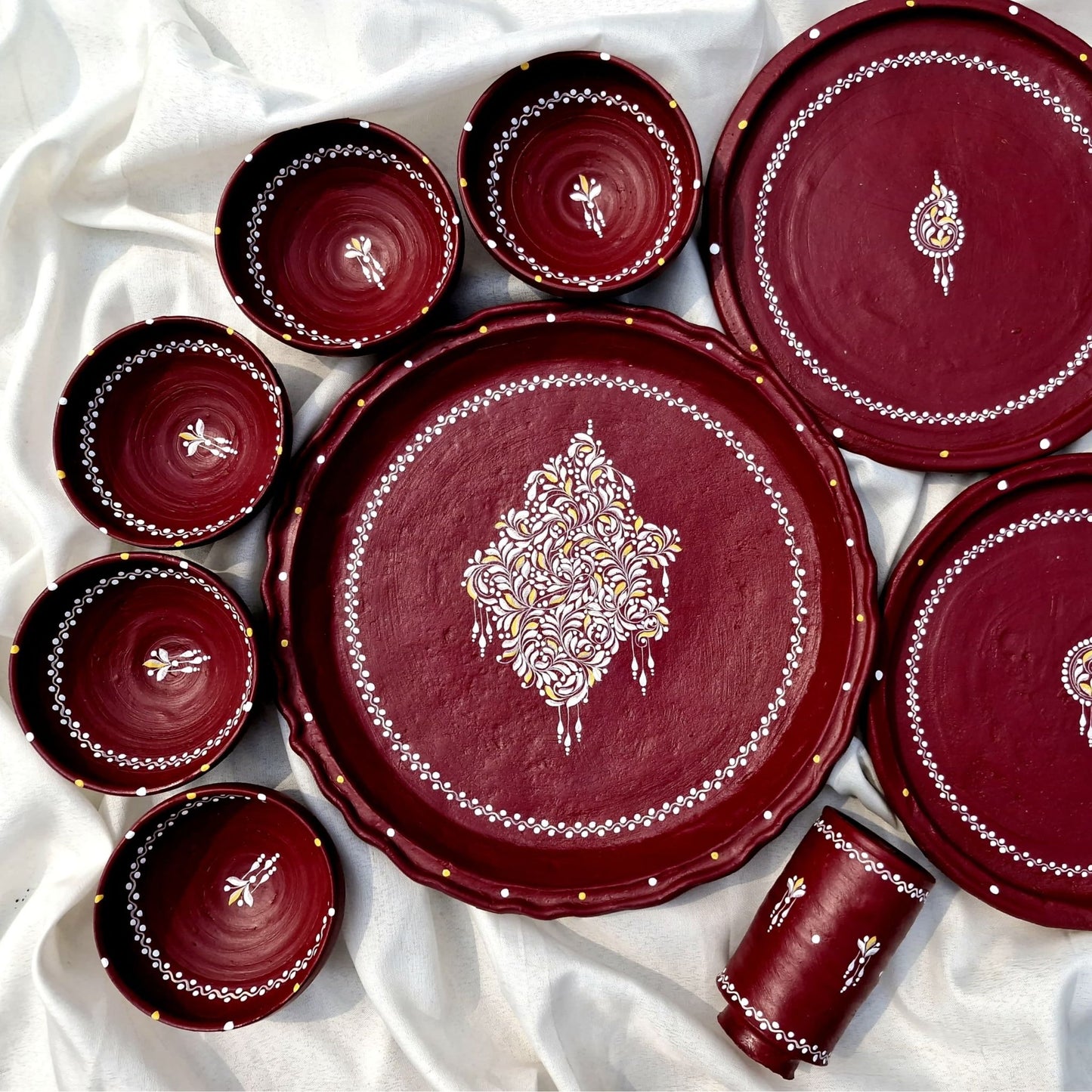 Kalka Kriti Mitti Magic Dinnerware (Set of 9)
