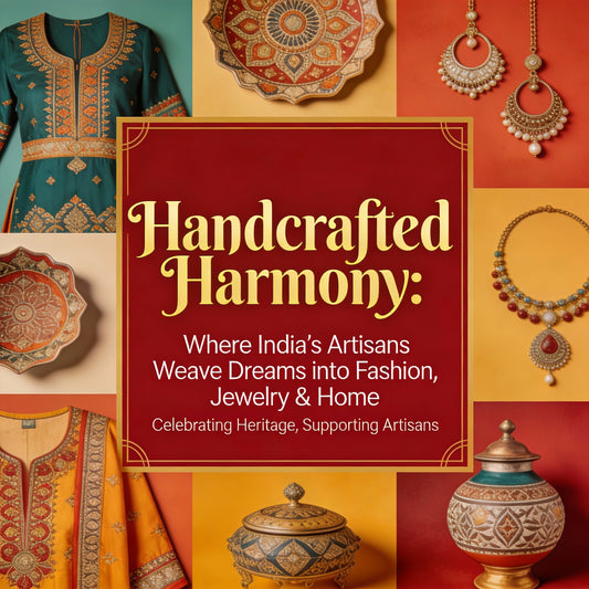 Handcrafted Harmony: Where India’s Artisans Weave Dreams into Fashion, Jewelry & Home