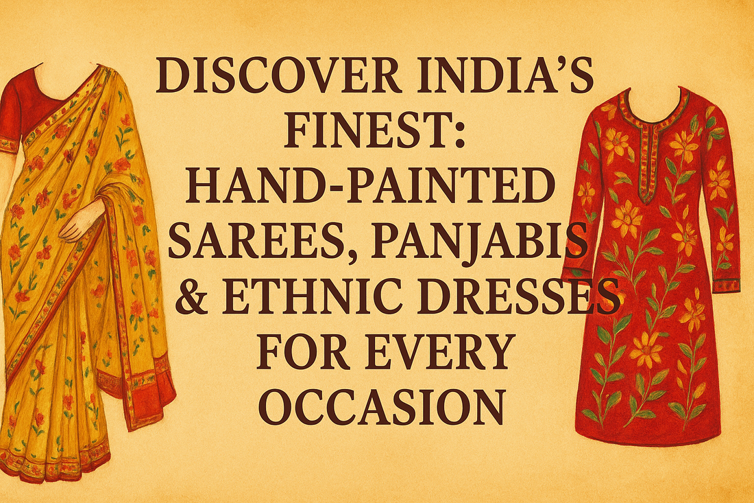 Discover India’s Finest: Hand-Painted Sarees, Panjabis & Ethnic Dresses for Every Occasion