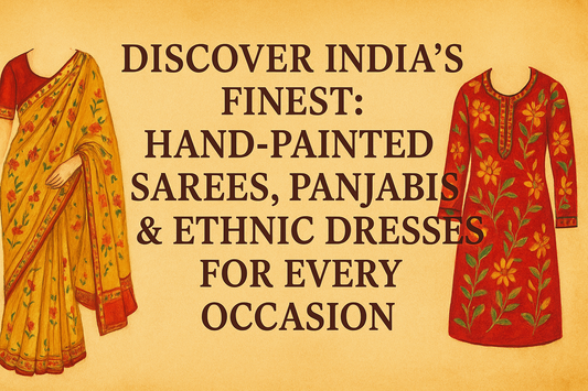 Discover India’s Finest: Hand-Painted Sarees, Panjabis & Ethnic Dresses for Every Occasion