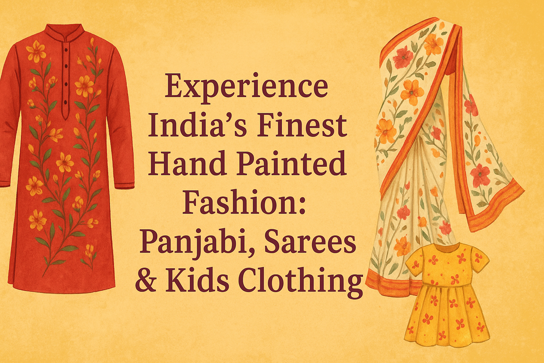 Experience India’s Finest Hand Painted Fashion: Panjabi, Sarees & Kids Clothing