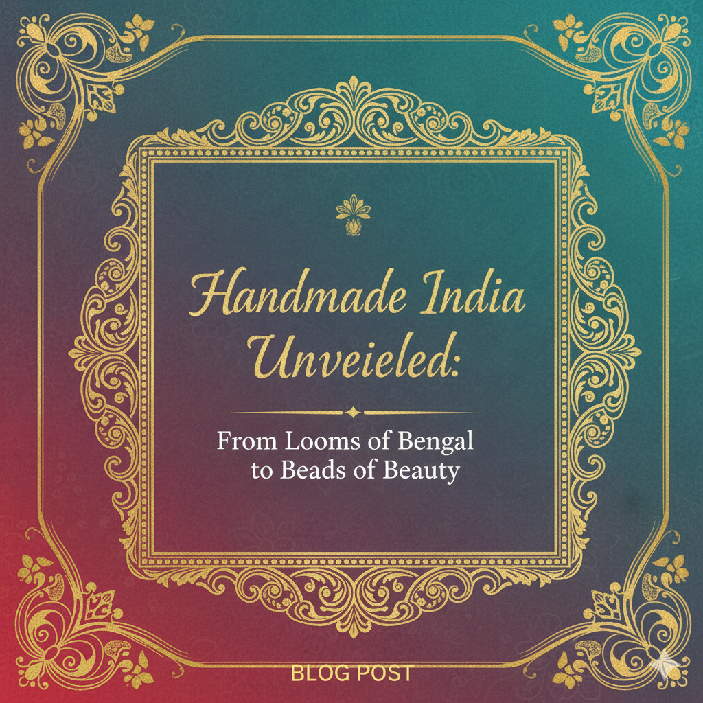 Handmade India Unveiled: From Looms of Bengal to Beads of Beauty