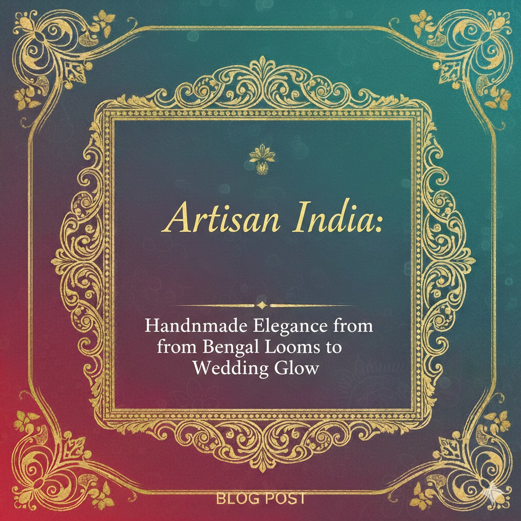 Artisan India: Handmade Elegance from Bengal Looms to Wedding Glow