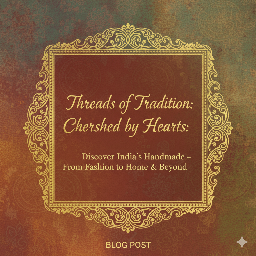 Threads of Tradition: Discover the Soul of Handmade India – From Fashion to Home & Beyond