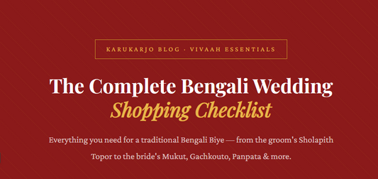 Your Complete Guide to Traditional Bengali Wedding Accessories