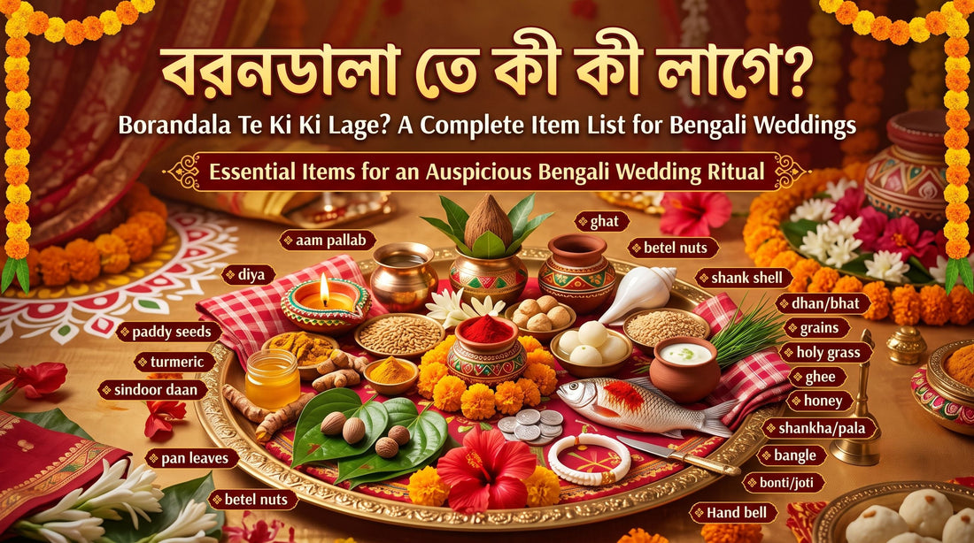 Borondala Te Ki Ki Lage? A Complete Item List for Bengali Weddings