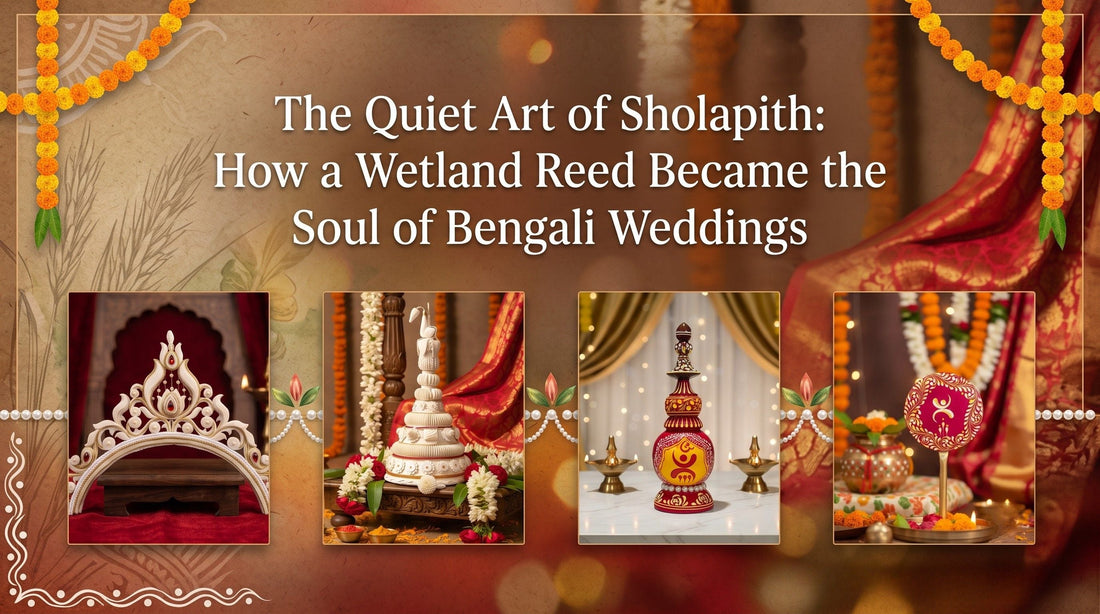 The Quiet Art of Sholapith: How a Wetland Reed Became the Soul of Bengali Weddings