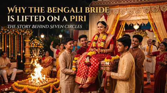 Why the Bengali Bride Is Lifted on a Piri: The Story Behind Seven Circles