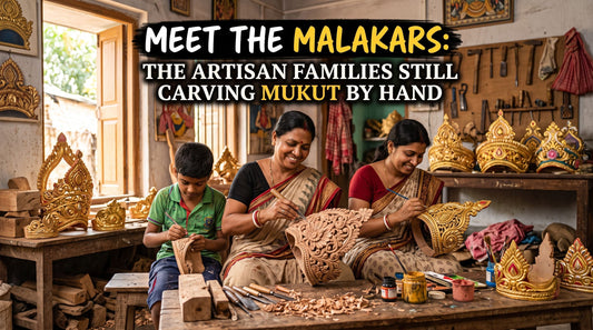 Meet the Malakars: The Artisan Families Still Carving Mukut by Hand