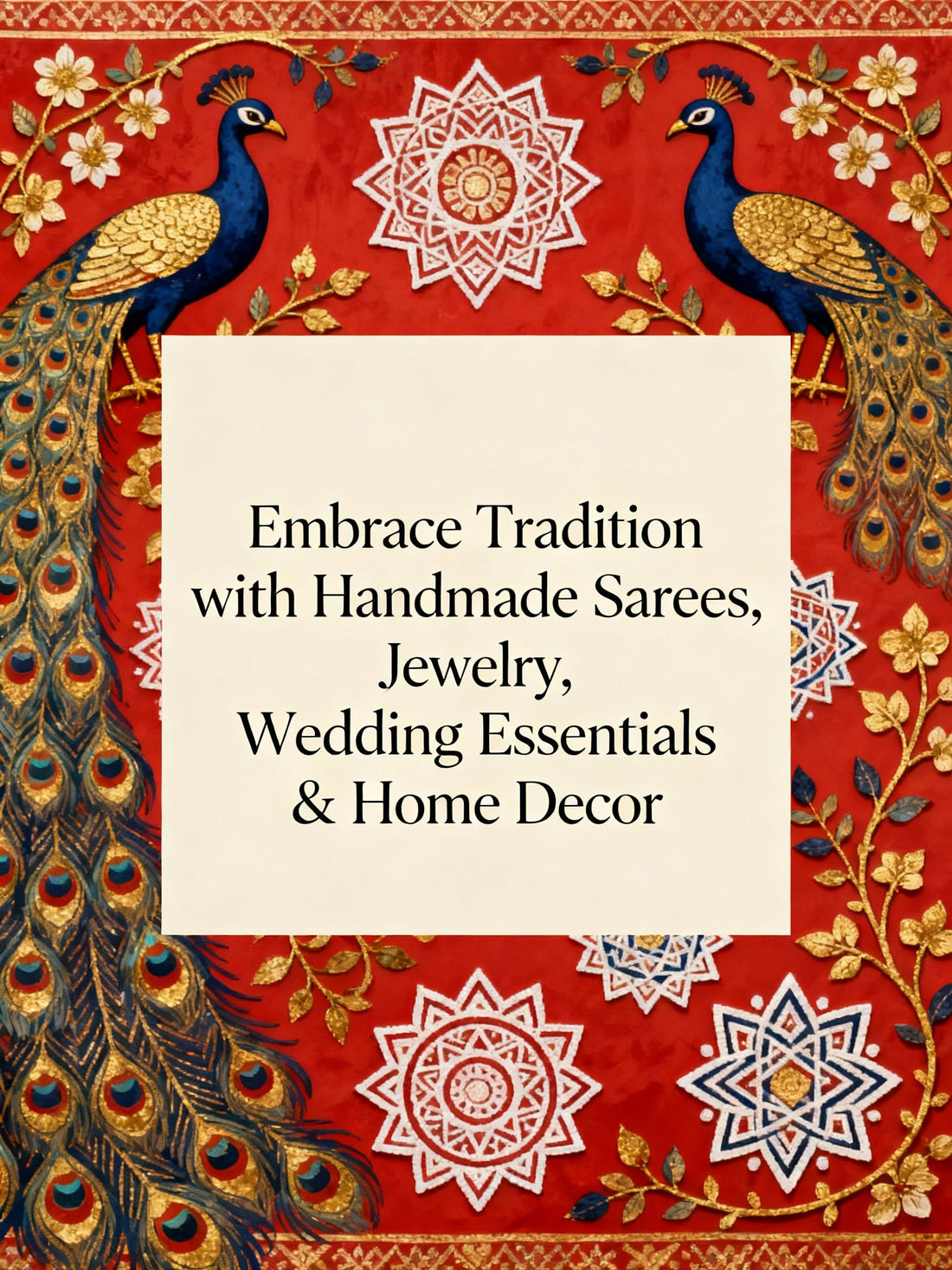 Embrace Tradition with Handmade Sarees, Jewelry, Wedding Essentials & Home Decor