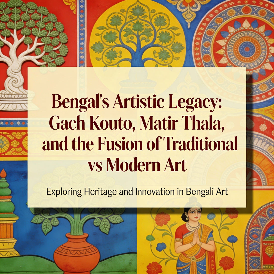 Bengal's Artistic Legacy: Gach Kouto, Matir Thala, and the Fusion of Traditional vs Modern Art