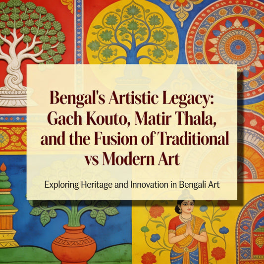 Bengal's Artistic Legacy: Gach Kouto, Matir Thala, and the Fusion of Traditional vs Modern Art