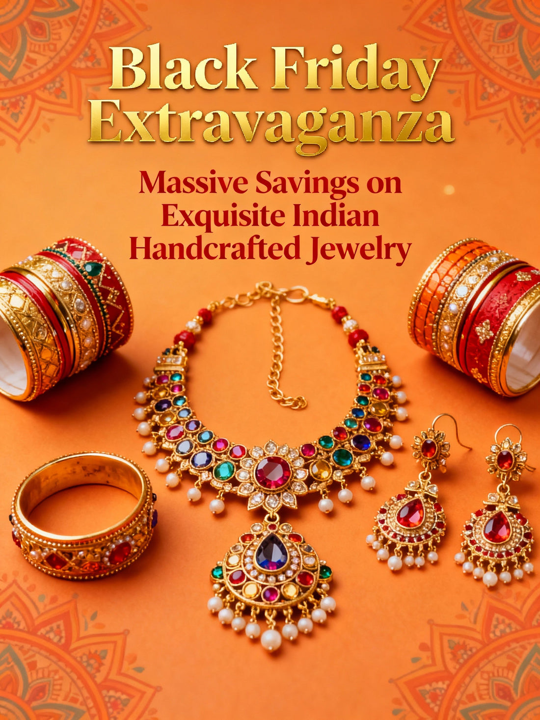 Black Friday Extravaganza: Massive Savings on Exquisite Indian Handcrafted Jewelry