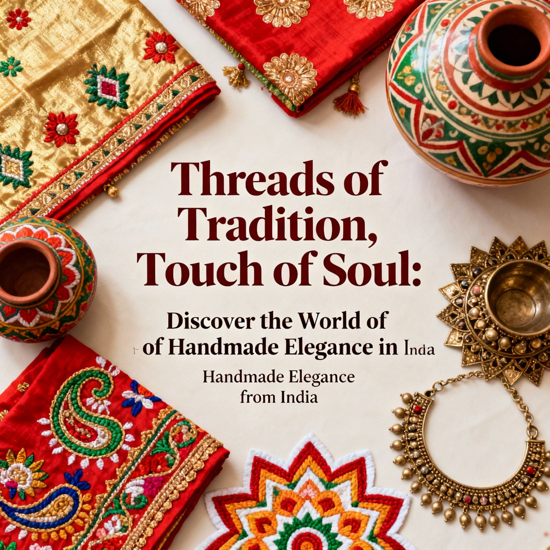 Threads of Tradition, Touch of Soul: Discover the World of Handmade Elegance in India