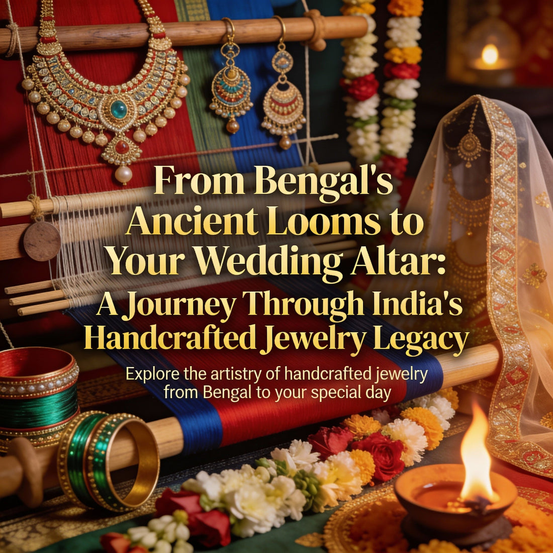 From Bengal's Ancient Looms to Your Wedding Altar: A Journey Through India's Handcrafted Jewelry Legacy