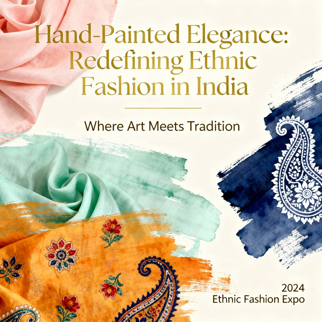 Hand-Painted Elegance: Redefining Ethnic Fashion in India