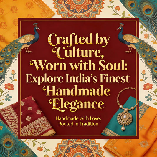 Crafted by Culture, Worn with Soul: Explore India’s Finest Handmade Elegance
