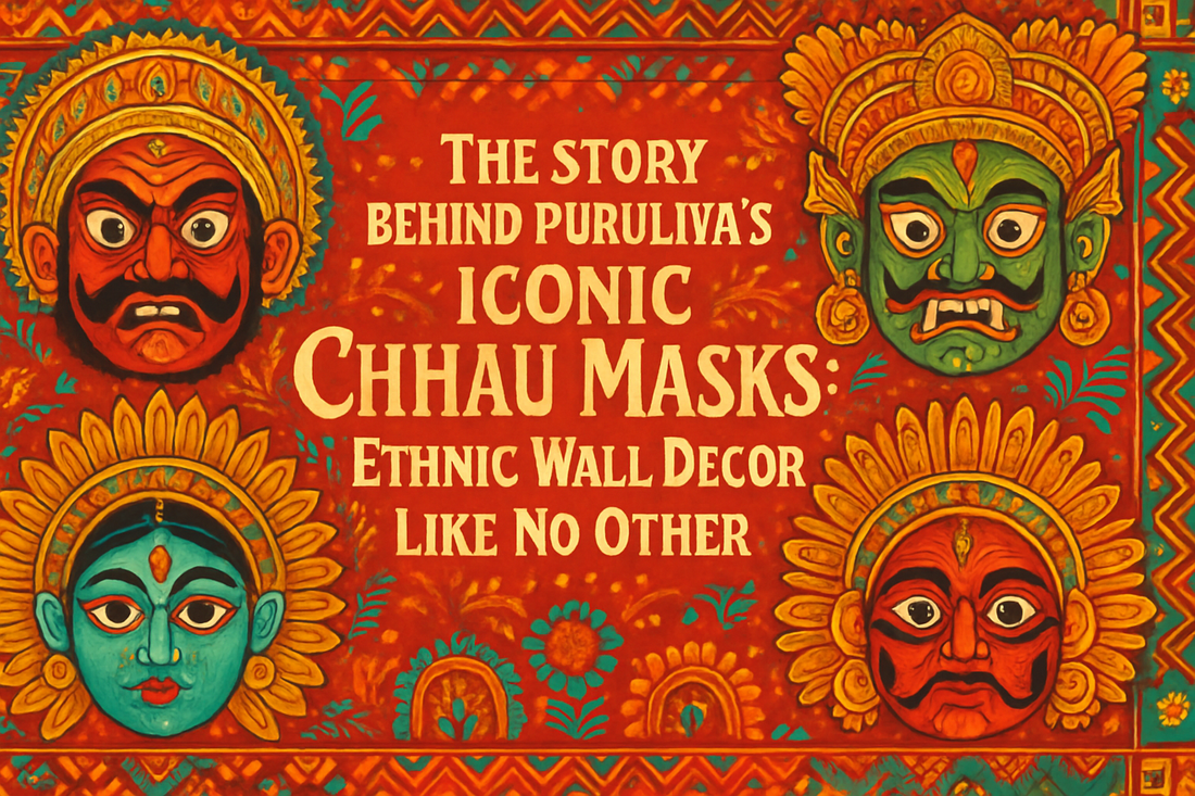 The Story Behind Puruliya’s Iconic Chhau Masks: Ethnic Wall Decor Like No Other