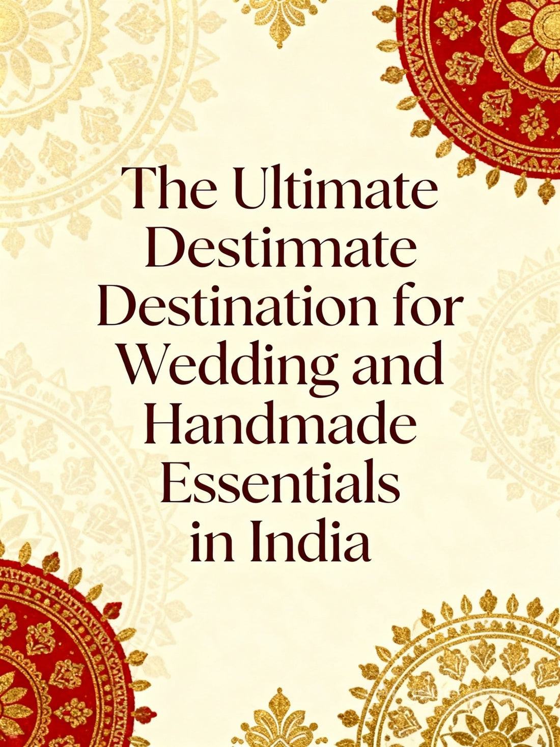 The Ultimate Destination for Wedding and Handmade Essentials in India