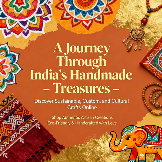 A Journey Through India’s Handmade Treasures – Discover Sustainable, Custom, and Cultural Crafts Online
