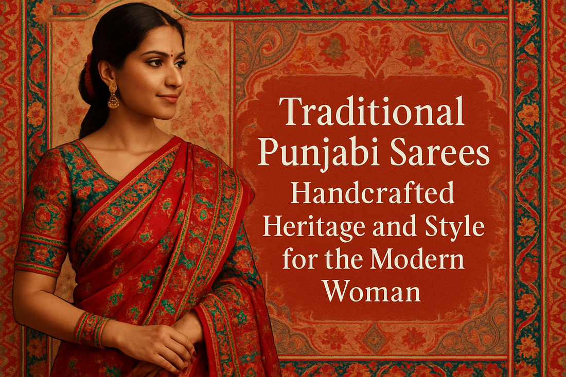 Traditional Punjabi Sarees: Handcrafted Heritage and Style for the Modern Woman