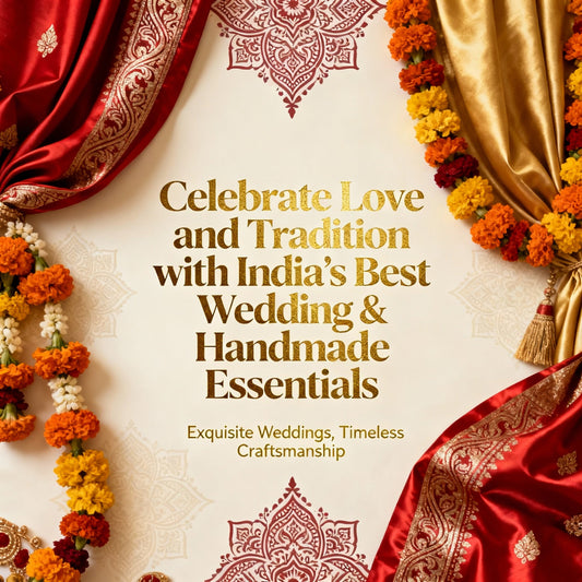 Celebrate Love and Tradition with India’s Best Wedding & Handmade Essentials