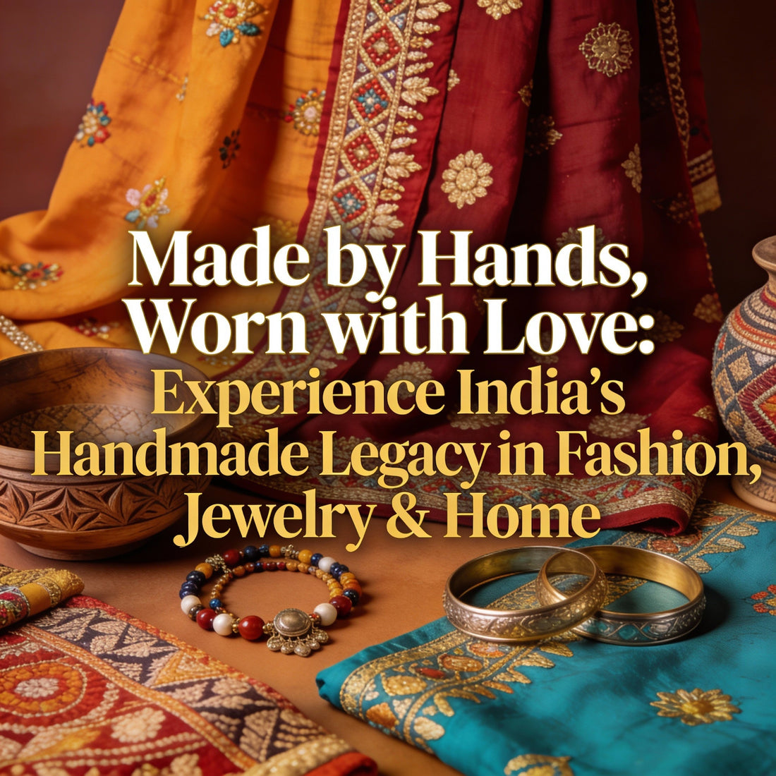 Made by Hands, Worn with Love: Experience India’s Handmade Legacy in Fashion, Jewelry & Home