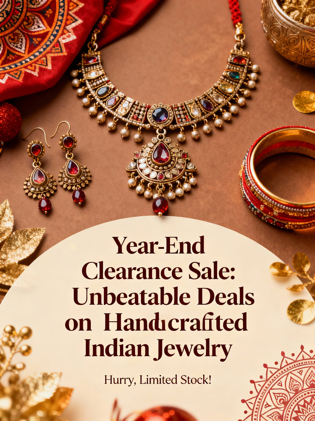 Year-End Clearance Sale: Unbeatable Deals on Handcrafted Indian Jewelry