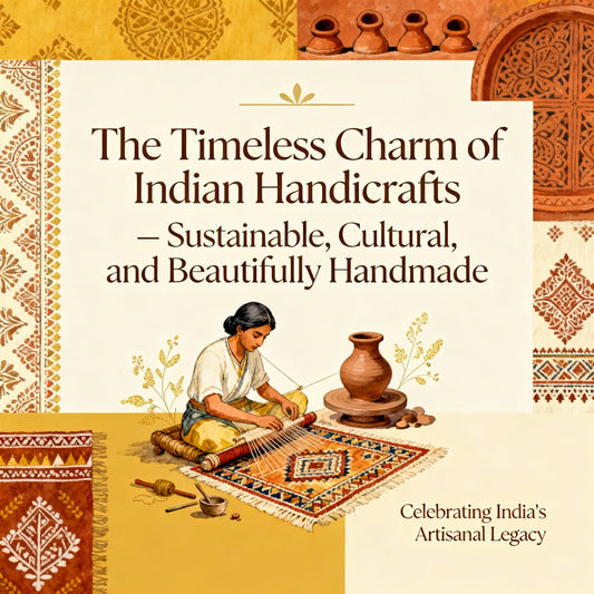 The Timeless Charm of Indian Handicrafts – Sustainable, Cultural, and Beautifully Handmade