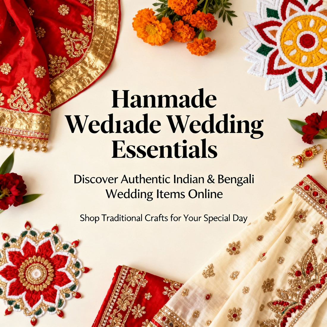 Handmade Wedding Essentials: Discover Authentic Indian & Bengali Wedding Items Online