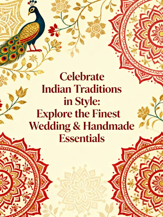 Celebrate Indian Traditions in Style: Explore the Finest Wedding & Handmade Essentials