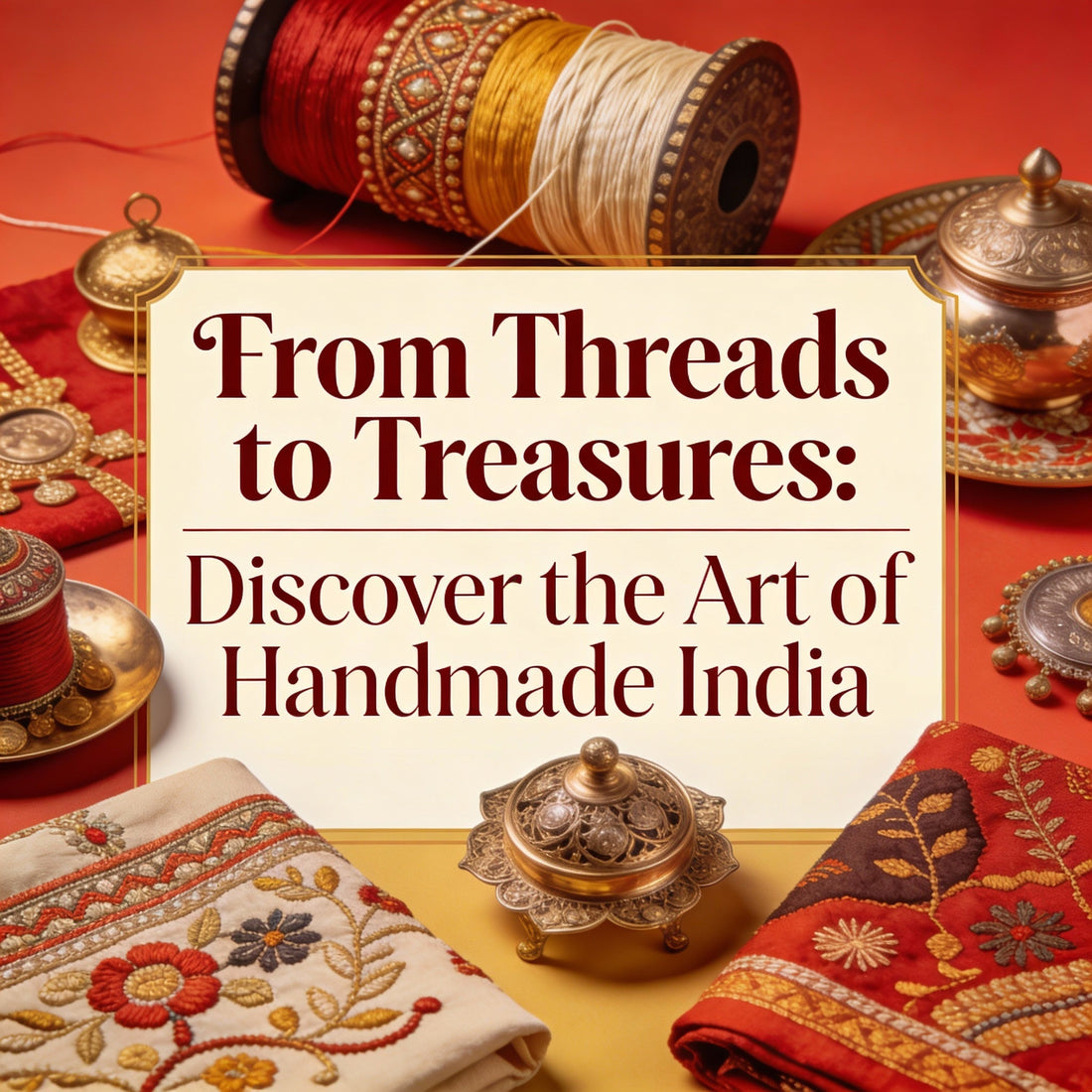 From Threads to Treasures: Discover the Art of Handmade India