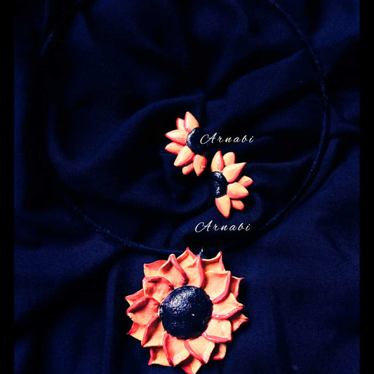 Hasuli Elegance – Clay Jewelry Set