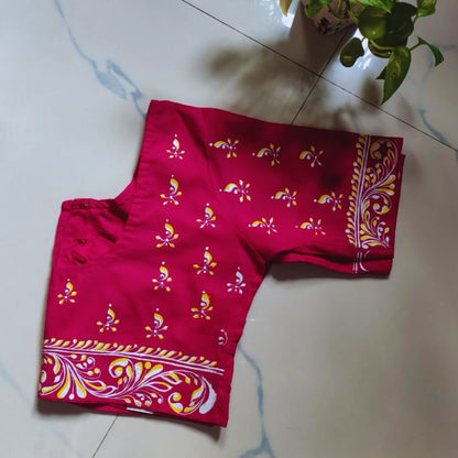Rangrekha Hand-Painted Blouse