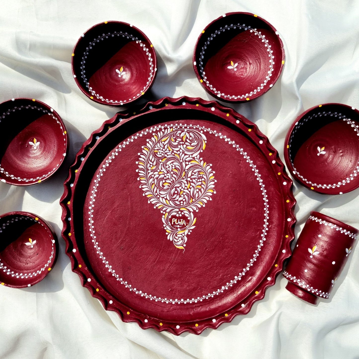 Kalka Kriti Mitti Magic Dinnerware (Set of 7)