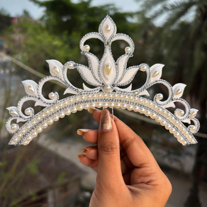 Antique Silver Bridal Mukut
