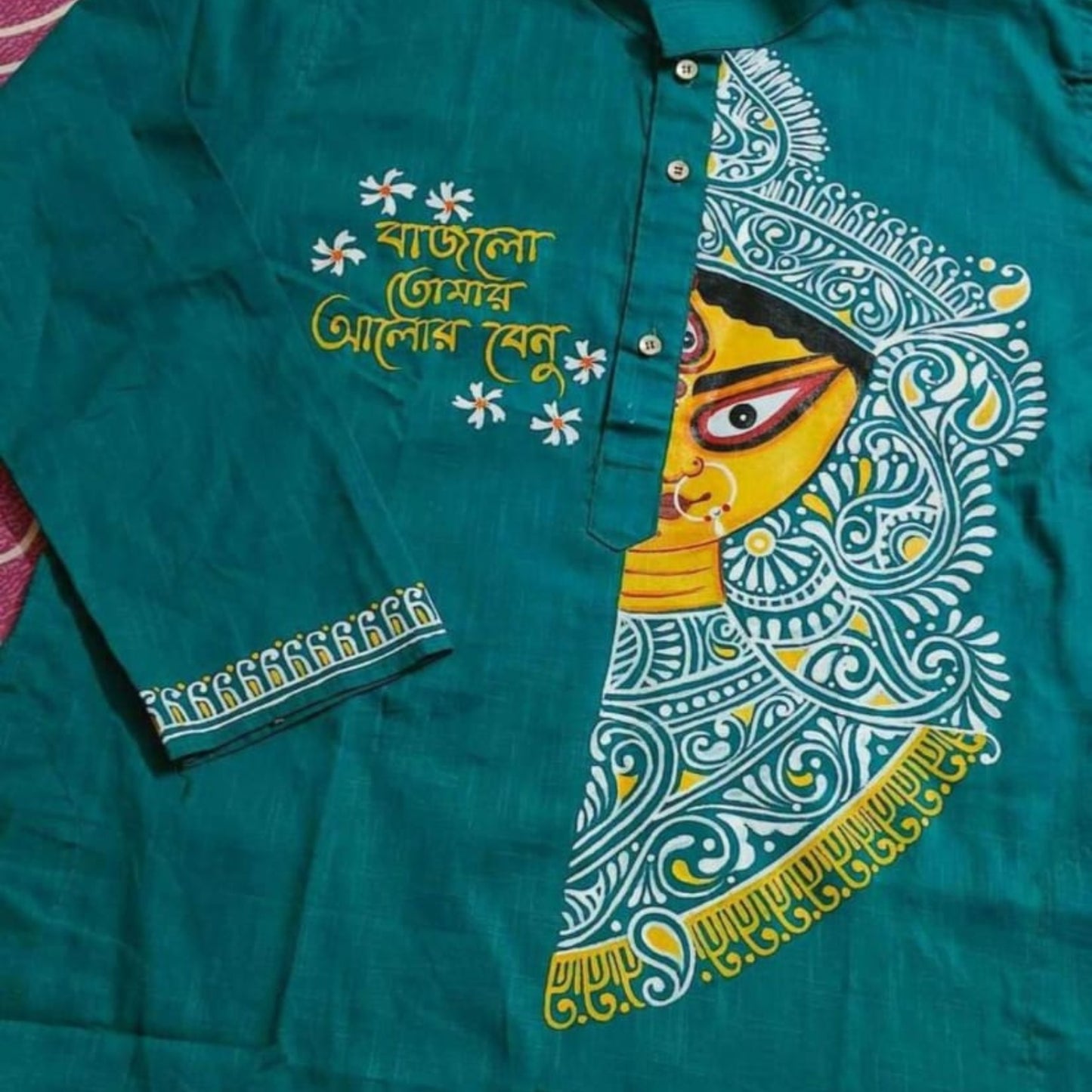 Devi Darshan – Festive Handcrafted Panjabi for Men