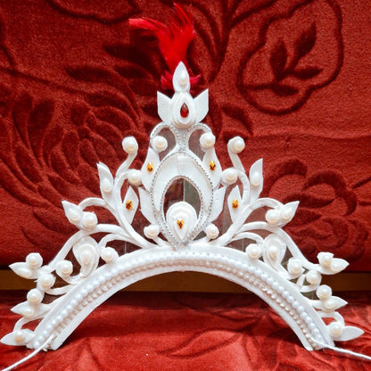 Handcrafted Jasmine Sola Mukut
