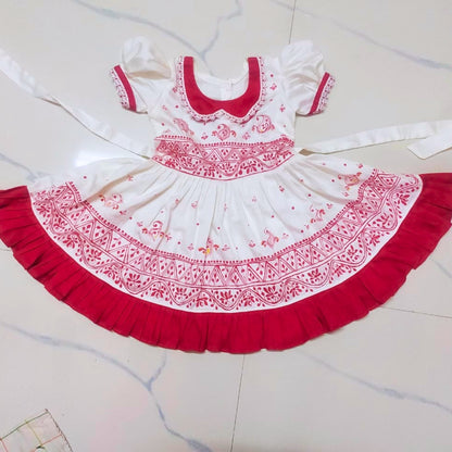 Gulika Hand-Painted Baby Frock