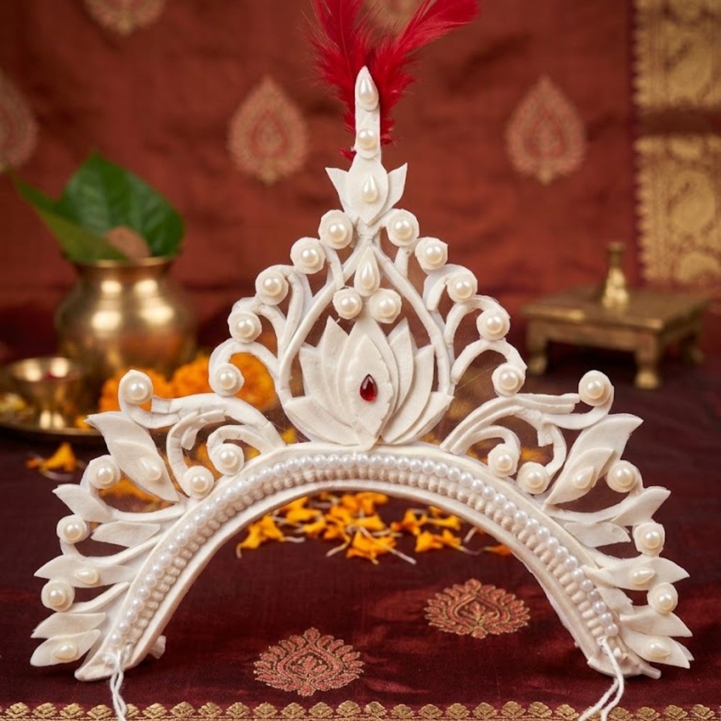 Custom Sola Mukut Bridal