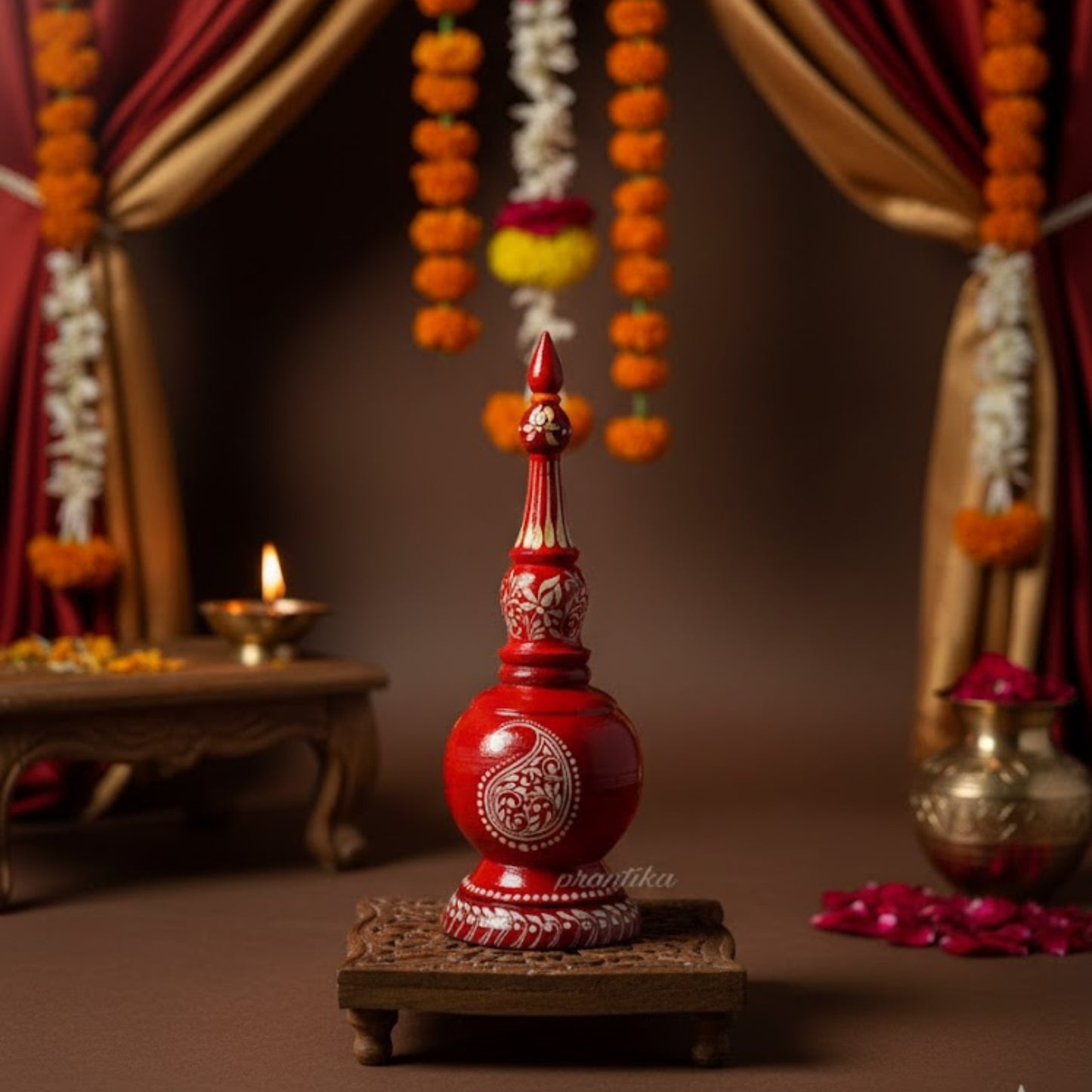 Classic Silver-Tone Wedding Gachkouto Duo