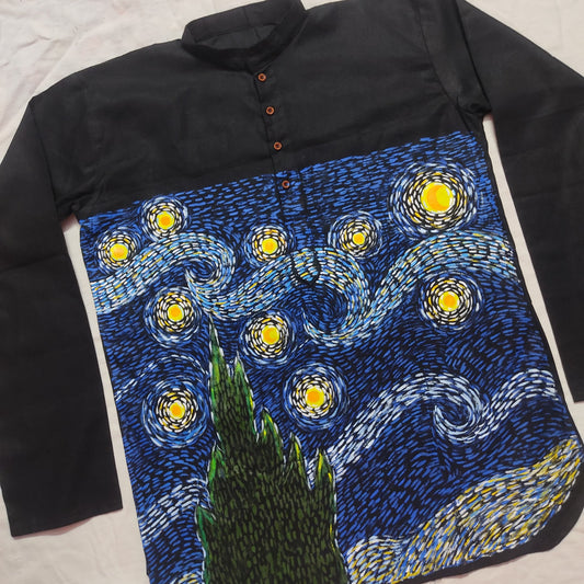 Mirage Shot Kurta – Trending Illusion Wear for Men