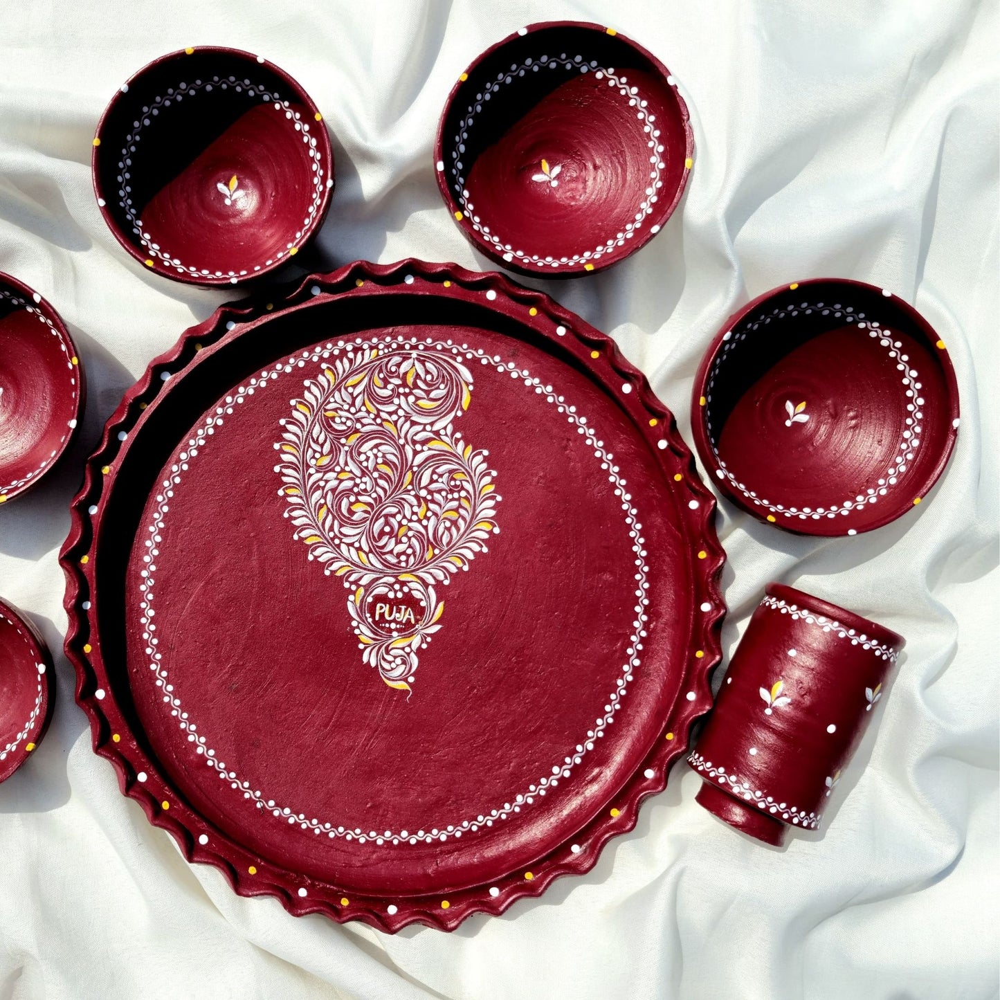 Kalka Kriti Mitti Magic Dinnerware (Set of 7)
