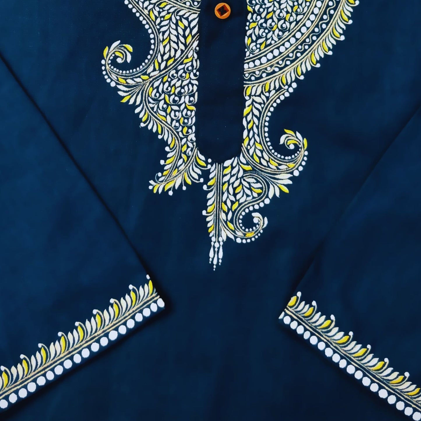 Royal Elegance – Handcrafted Kalka Art Panjabi