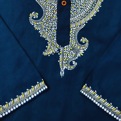 Royal Elegance – Handcrafted Kalka Art Panjabi