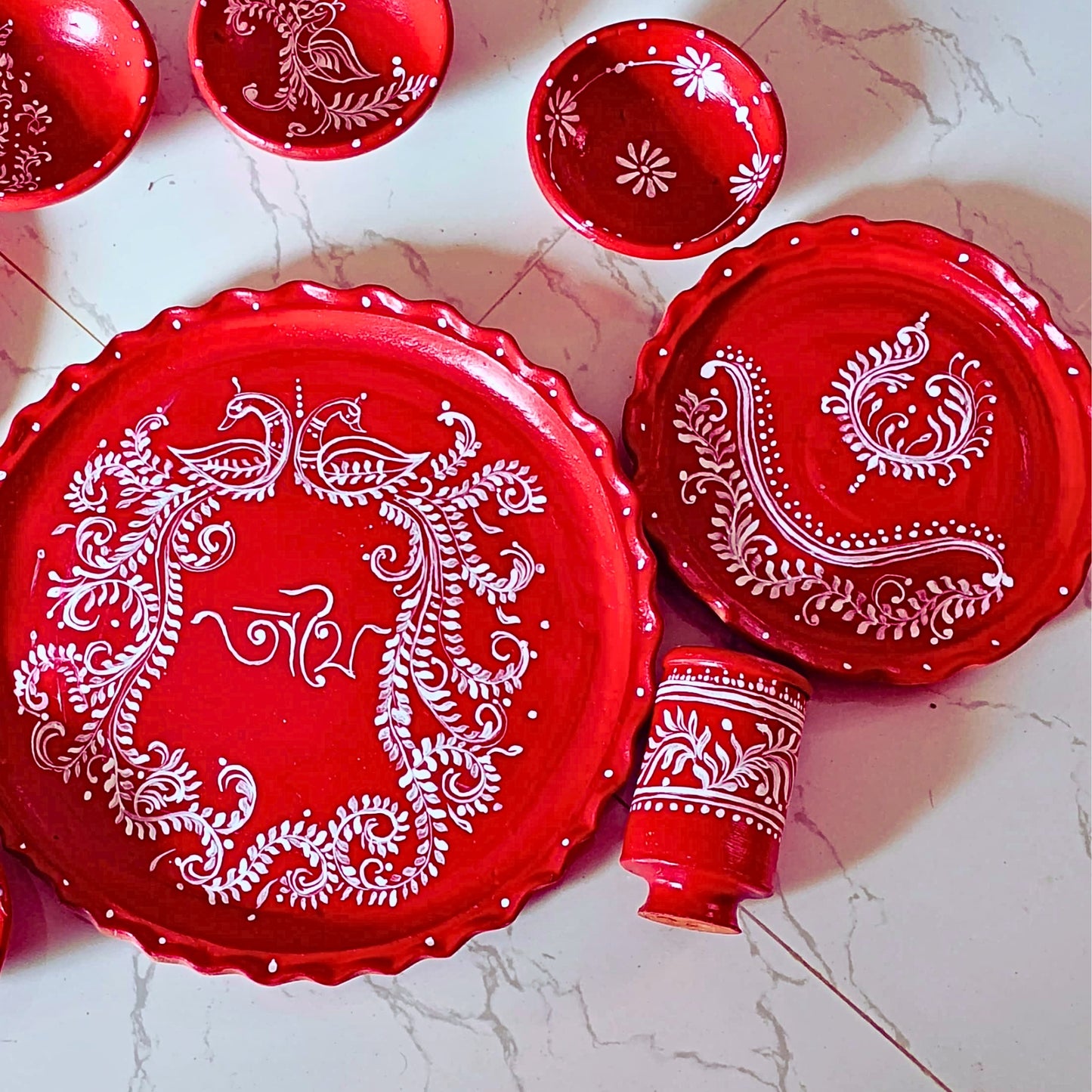 Sansriti Matir Thala Set –  (9 pcs Set)
