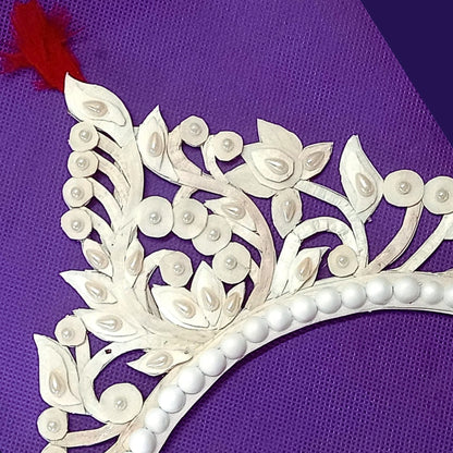 Artisanal Sholapith Bridal Mukut