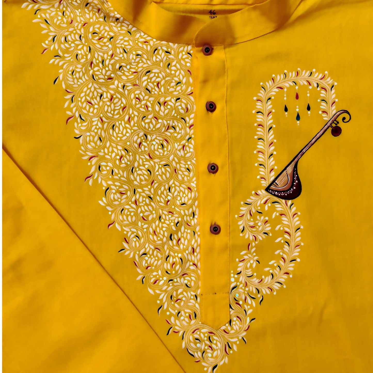 Veena Vibes – Ma Saraswati Themed Panjabi