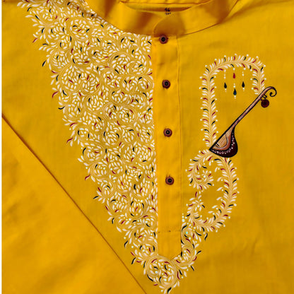 Veena Vibes – Ma Saraswati Themed Panjabi